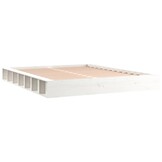 vidaXL Bedframe massief hout wit 140x200 cm