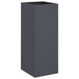 vidaXL Plantenbak 32x29x75 cm staal antracietkleurig
