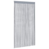 vidaXL Koordgordijnen 2 st 140x250 cm lichtgrijs