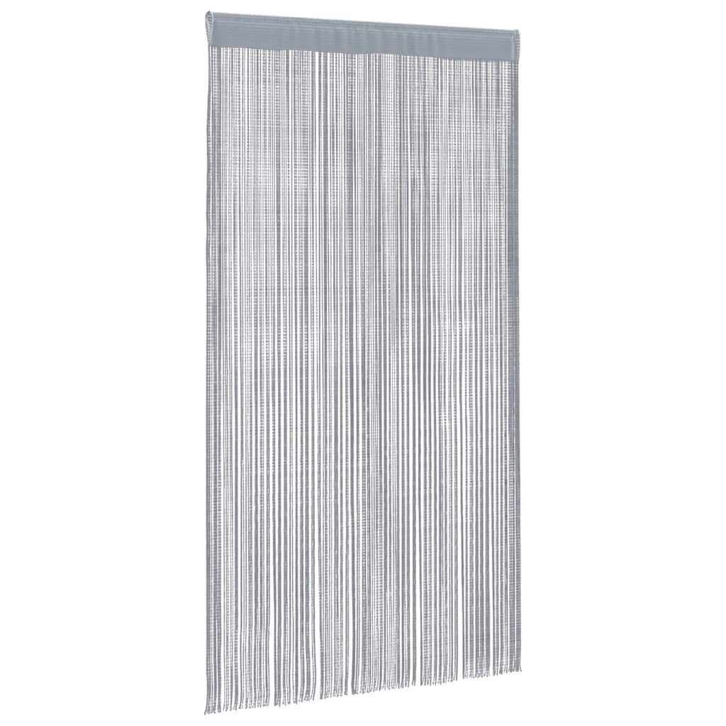 vidaXL Koordgordijnen 2 st 140x250 cm lichtgrijs