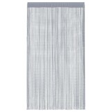 vidaXL Koordgordijnen 2 st 140x250 cm lichtgrijs