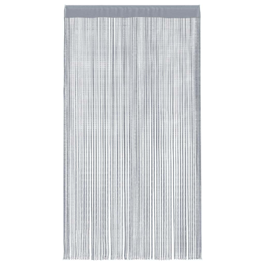 vidaXL Koordgordijnen 2 st 140x250 cm lichtgrijs