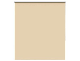 vidaXL Rolgordijn verduisterend 120x130 cm stofbreedte 116,6 cm beige