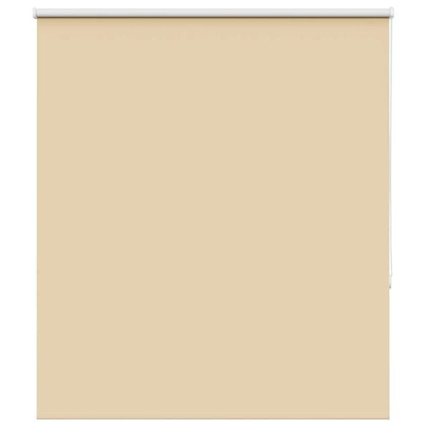 vidaXL Rolgordijn verduisterend 120x130 cm stofbreedte 116,6 cm beige