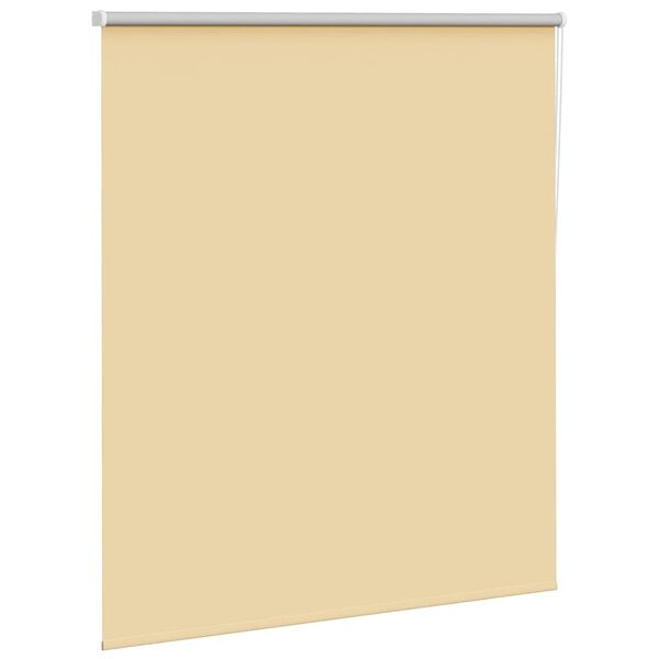 vidaXL Rolgordijn verduisterend 120x130 cm stofbreedte 116,6 cm beige
