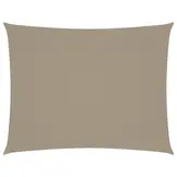 vidaXL Zonnescherm rechthoekig 4x5 m oxford stof taupe