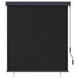 vidaXL Rolgordijn voor buiten 140x250 cm antraciet