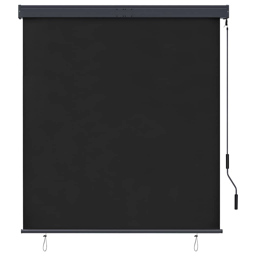 vidaXL Rolgordijn voor buiten 140x250 cm antraciet