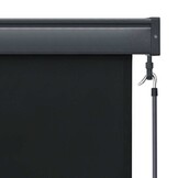 vidaXL Rolgordijn voor buiten 140x250 cm antraciet