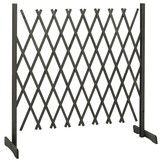 vidaXL Tuinlatwerk 180x100 cm massief vurenhout grijs