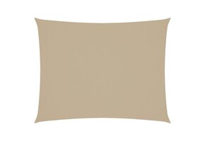 Rechthoekig Zonnescherm 3x6m Beige Oxford Stof met 40% Korting