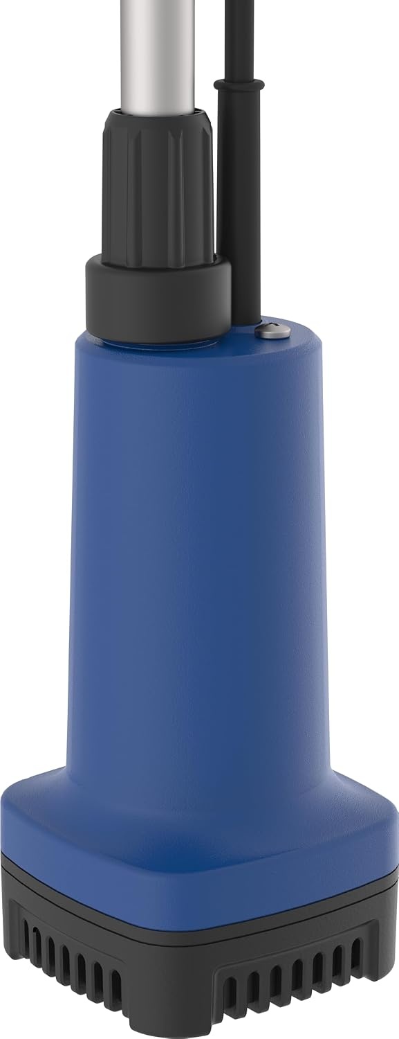 Güde Accu regentonpomp RFP 12-201-04 (12 V, 1500 l/h, test goed - zeer goed, droogloopbeveiliging, opvoerhoogte 11 m, max. korrelgrootte 0,5 mm, afsluitkraan, telescopische verstelling, incl. accu en