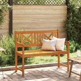vidaXL Tuinbank 110 x 56 x 90 cm Massief Acaciahout Naturel