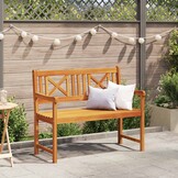 vidaXL Tuinbank 110 x 56 x 90 cm Massief Acaciahout Naturel