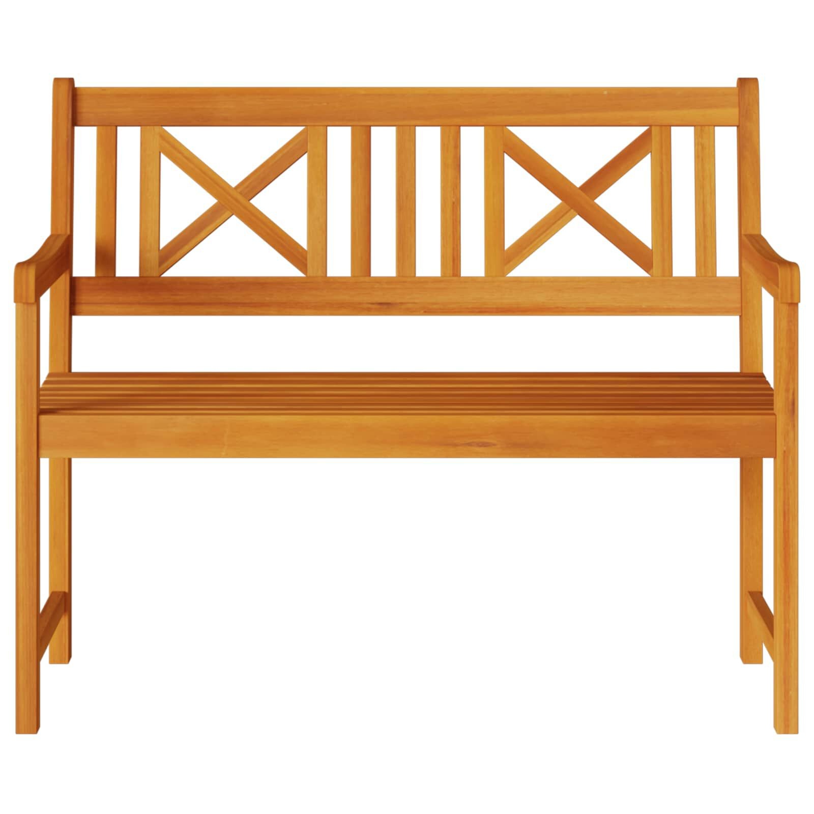 vidaXL Tuinbank 110 x 56 x 90 cm Massief Acaciahout Naturel