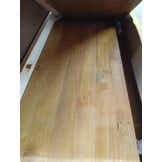 vidaXL Opbergkist HALDEN 91x91x47 cm massief grenenhout