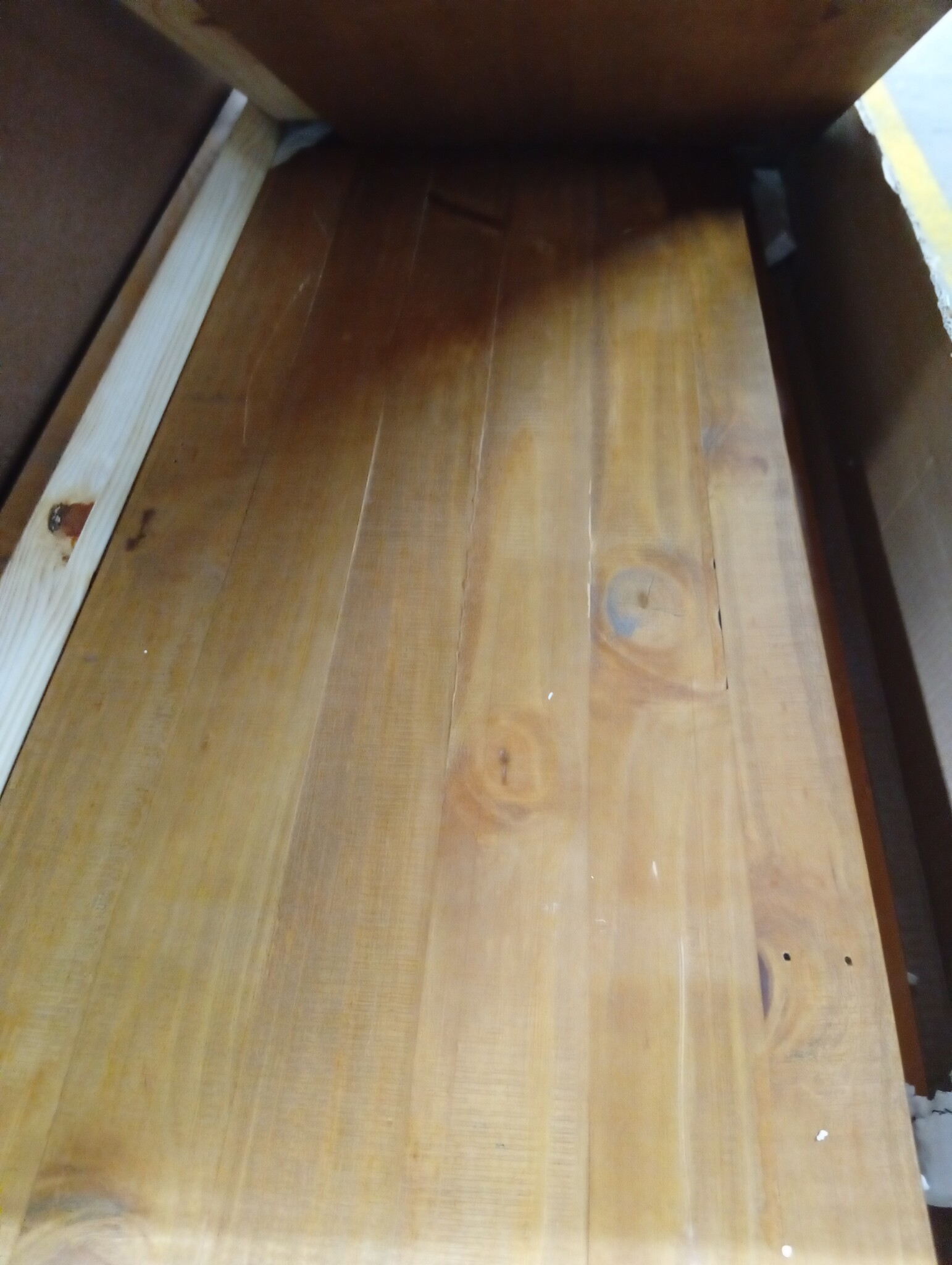 vidaXL Opbergkist HALDEN 91x91x47 cm massief grenenhout