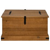 vidaXL Opbergkist HALDEN 91x91x47 cm massief grenenhout