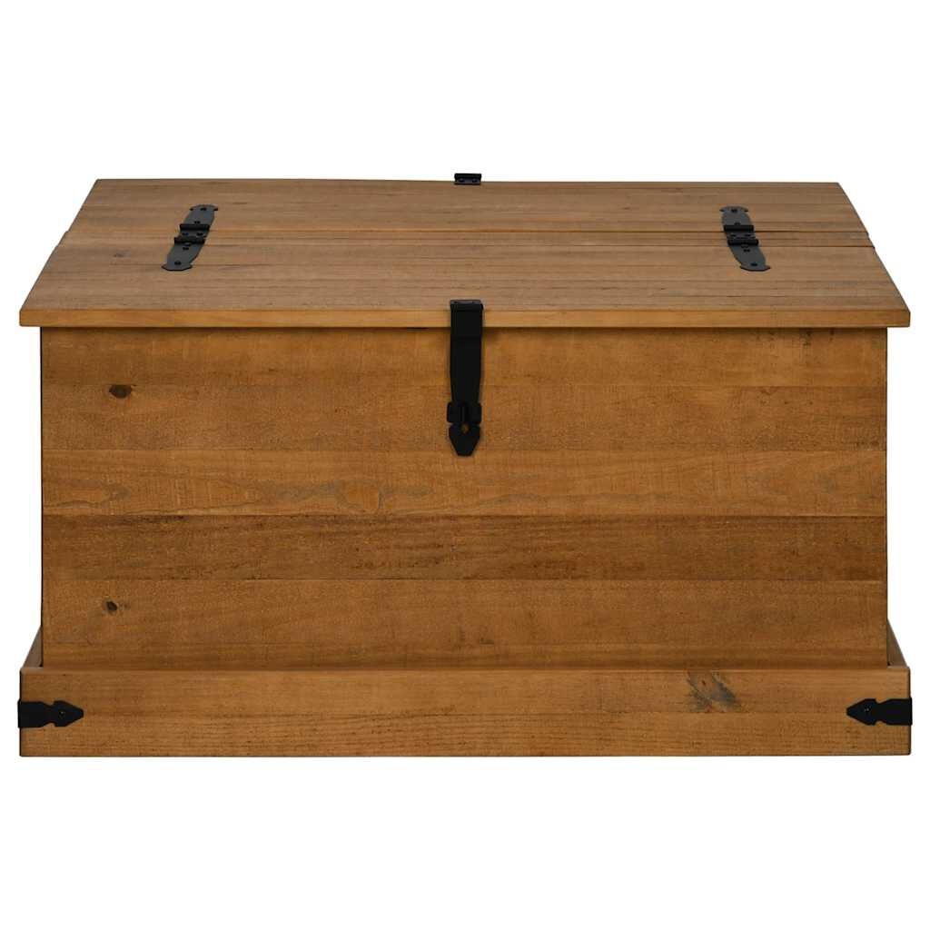 vidaXL Opbergkist HALDEN 91x91x47 cm massief grenenhout