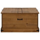 vidaXL Opbergkist HALDEN 91x91x47 cm massief grenenhout