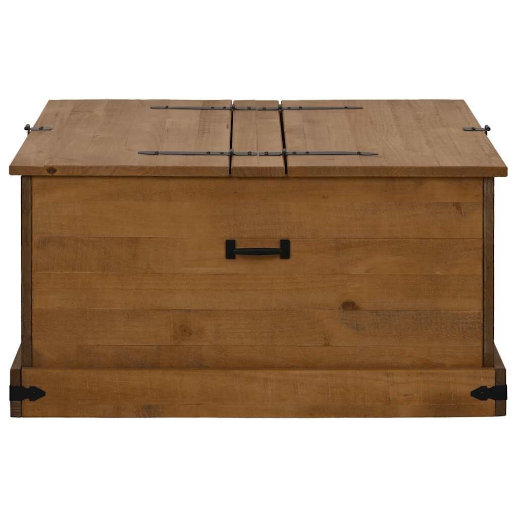 vidaXL Opbergkist HALDEN 91x91x47 cm massief grenenhout