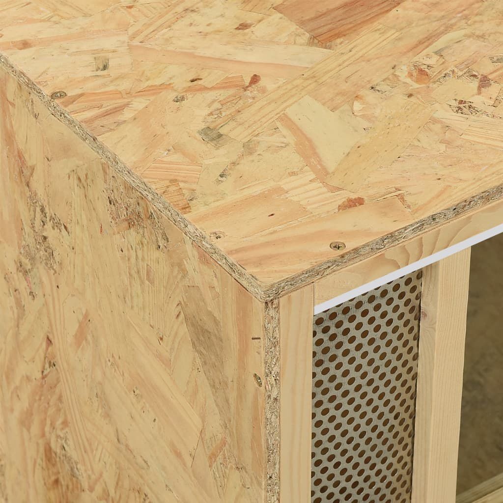 vidaXL Terrarium 80x40x40 cm bewerkt hout