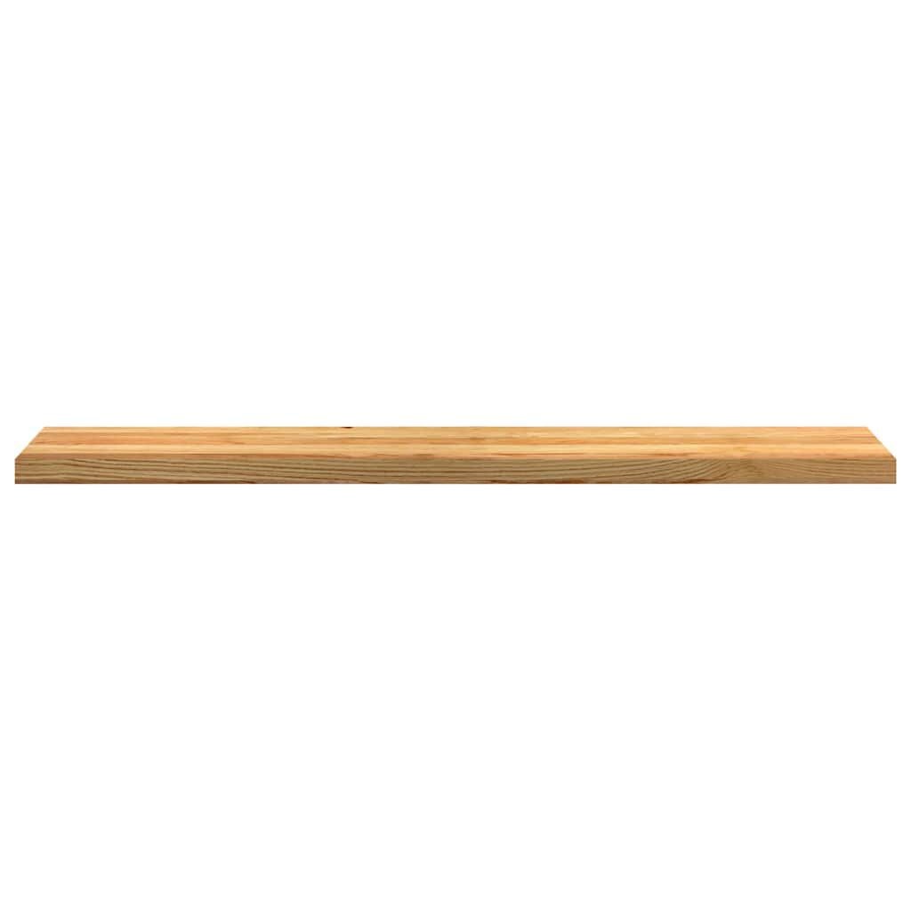 vidaXL Vensterbanken 2 st 140x25x2 cm massief eikenhout lichtbruin