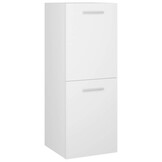 vidaXL Badkamerkast 30x30x80 cm bewerkt hout wit
