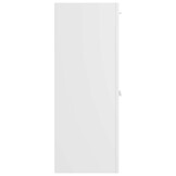 vidaXL Badkamerkast 30x30x80 cm bewerkt hout wit