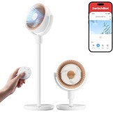 SwitchBot Slimme Vloerventilator met RGB-verlichting, Wit, in hoogte verstelbaar