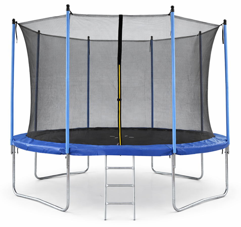 Ronde trampoline - 366 cm - veiligheidsnet - blauw