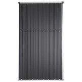 vidaXL Tuinschuur Gegalvaniseerd Staal 225x89x161 cm Antraciet - 35% Korting!