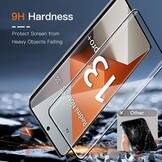 Screenprotector set voor Xiaomi Redmi Note 13 Pro Plus 5G | 3x displayglas + 3x cameraprotector | 9H hardheid HD anti-kras ultradun