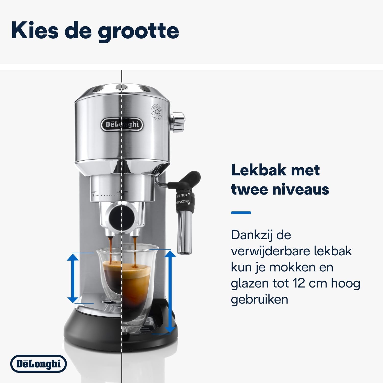 De'Longhi Dedica Style EC685M Espressomachine - Zwart - 15 bar