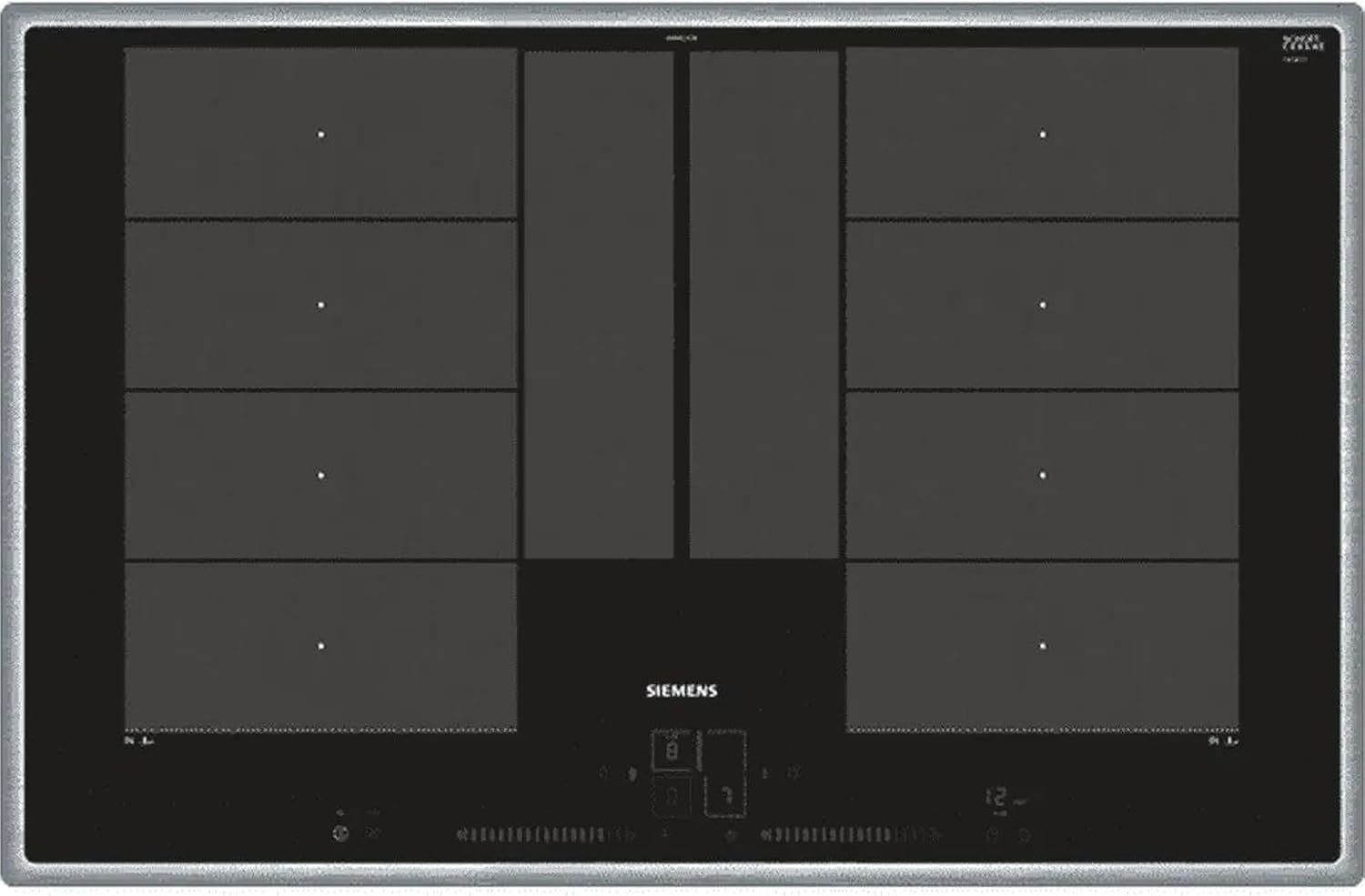 Siemens EX845LYC1E Inductiekookplaat - 80 cm - Zwart