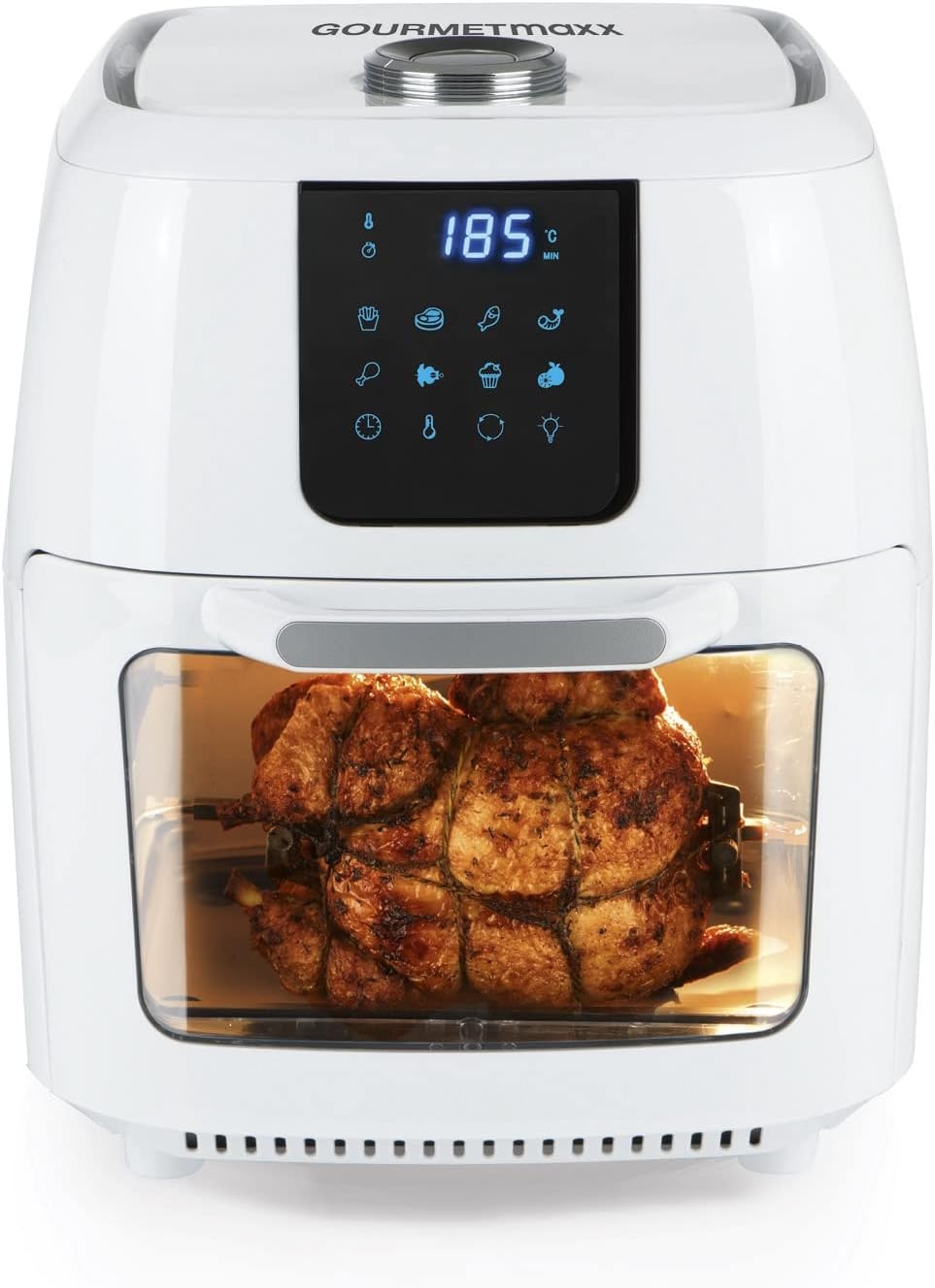 GOURMETmaxx FryUp Verticale Heteluchtfriteuse 10 Liter - Zwart