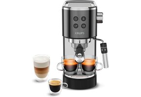 Espressomachine Virtuoso+ 15 Bar 34% Korting | Zwart/RVS