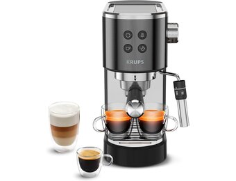 Krups Virtuoso+ Espresso Machine 15 Bar - Zwart/RVS