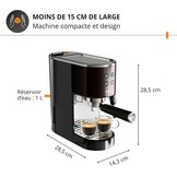 Krups Virtuoso+ Espresso Machine 15 Bar - Zwart/RVS