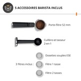Krups Virtuoso+ Espresso Machine 15 Bar - Zwart/RVS