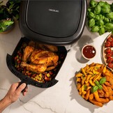 Cecotec Cecofry Bombastik 6000 Heteluchtfriteuse - 6 Liter - 1700W - Zwart - Inclusief Siliconen Accessoireset