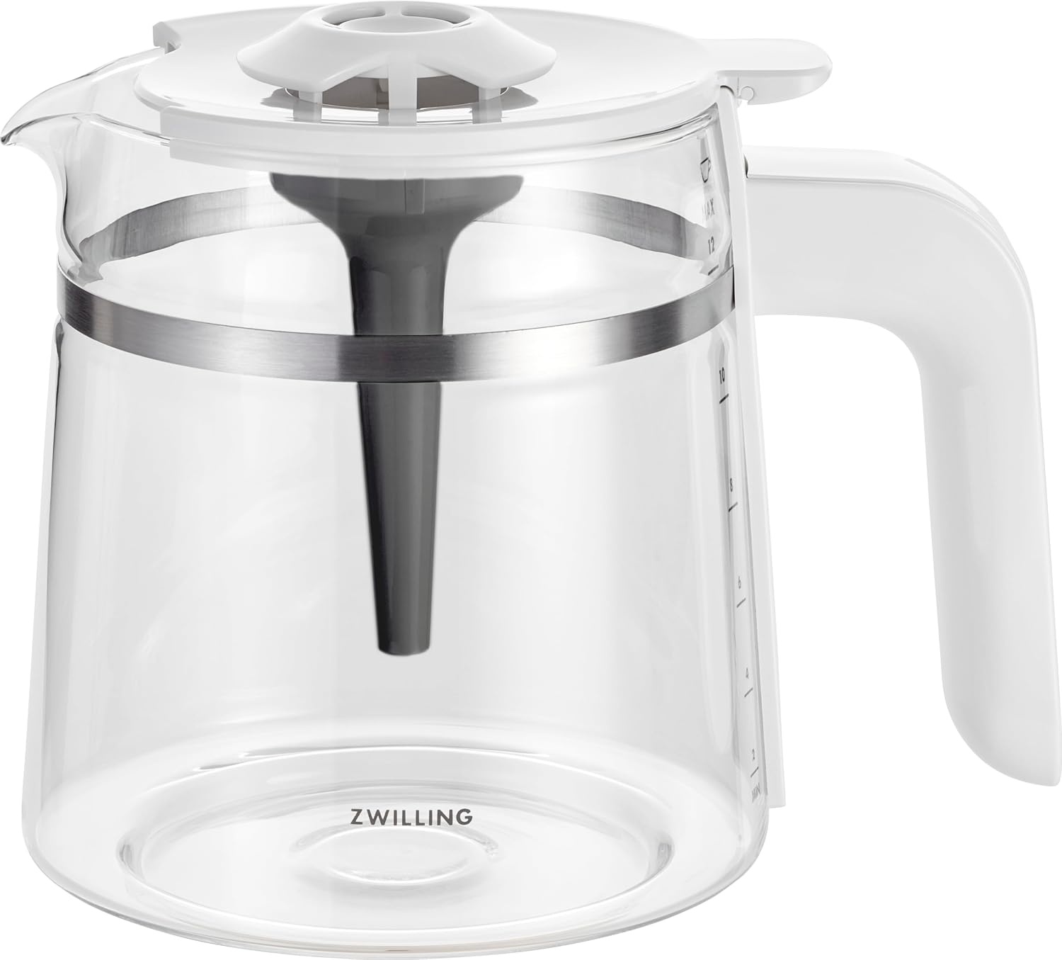 ZWILLING Enfinigy Filterkoffiezetapparaat 1,5 Liter - Zilver-Wit