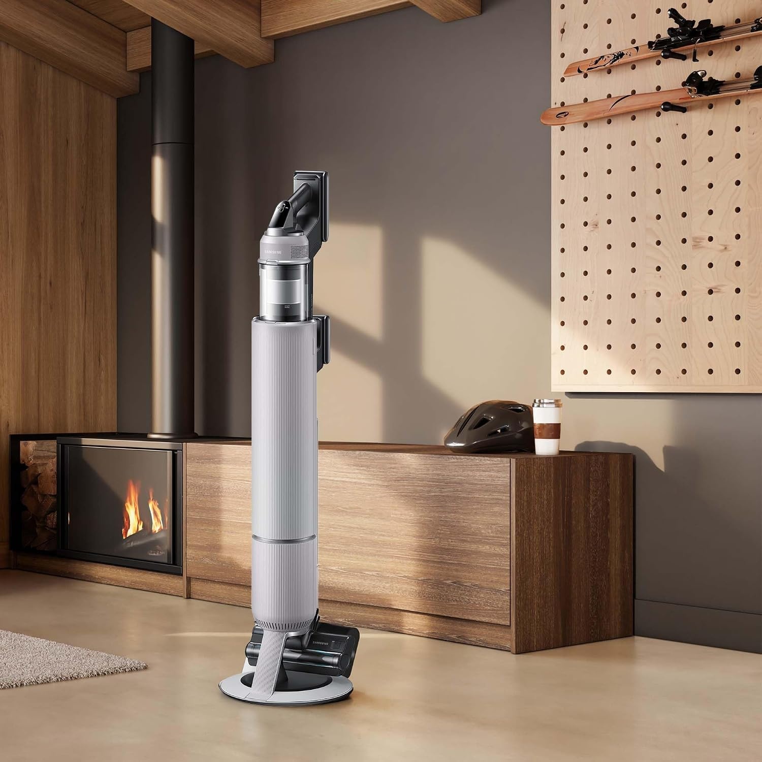 Samsung Bespoke AI Jet PetPRO Steelstofzuiger - 280 W - Pebble Gray