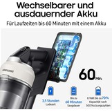 Samsung Bespoke AI Jet PetPRO Steelstofzuiger - 280 W - Pebble Gray