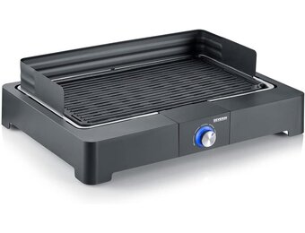 SEVERIN PG 8567 Tafelgrill - Elektrische Grill met Grillplaat - Zwart