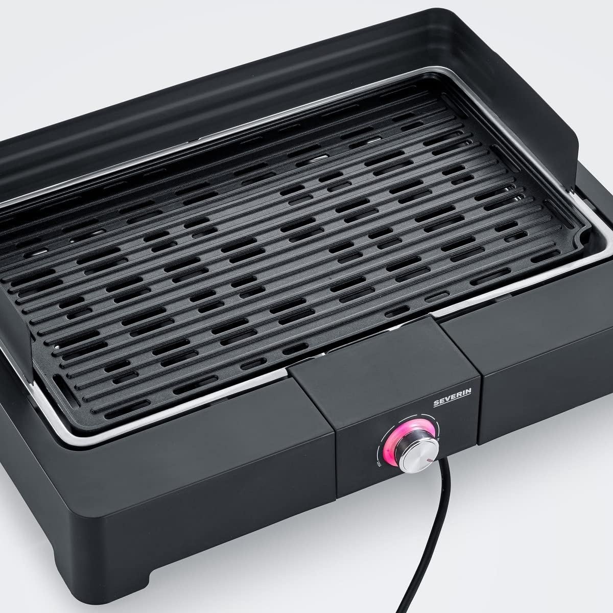 SEVERIN PG 8567 Tafelgrill - Elektrische Grill met Grillplaat - Zwart
