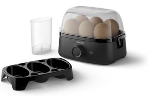 Philips Eierkoker HD9137/90 - Zwart - 6 Eieren - 32% Korting