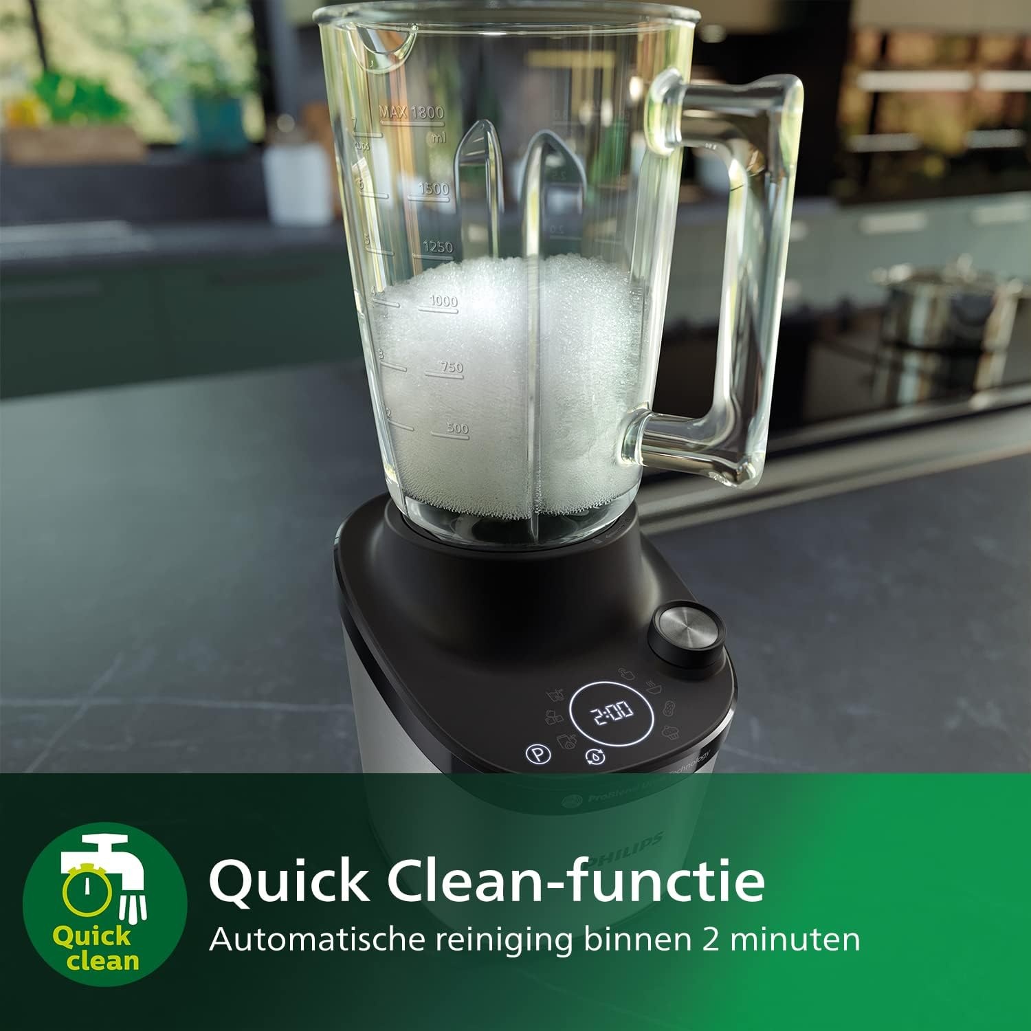 Philips High-speed Blender 7000 Series - 1500W - 2 Liter - Metaal