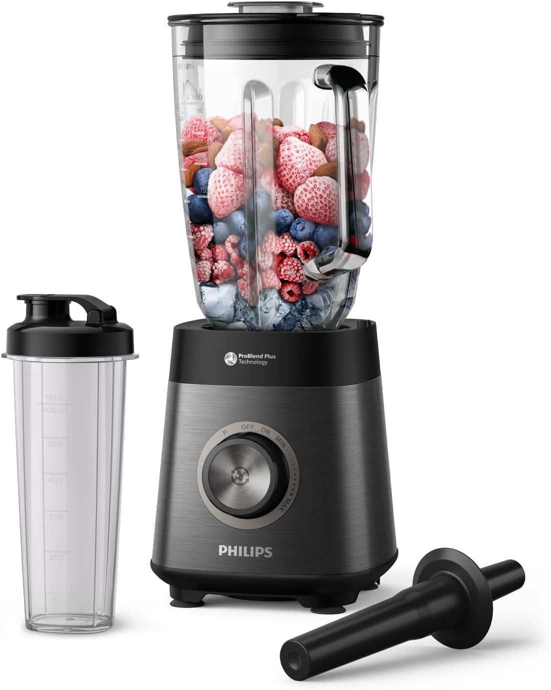Philips High-speed Blender 7000 Series - 1500W - 2 Liter - Metaal