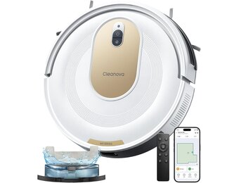 Vexilar Cleanova W8 Saugroboter - Witte Robotstofzuiger met Wischfunctie - 5000 Pa
